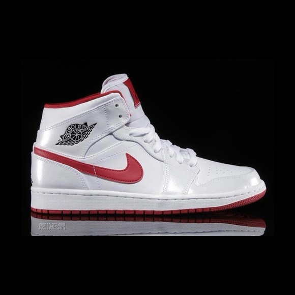 Jordan 1 Mid White Gym RedMega RareMen’s Size 12Great Condition